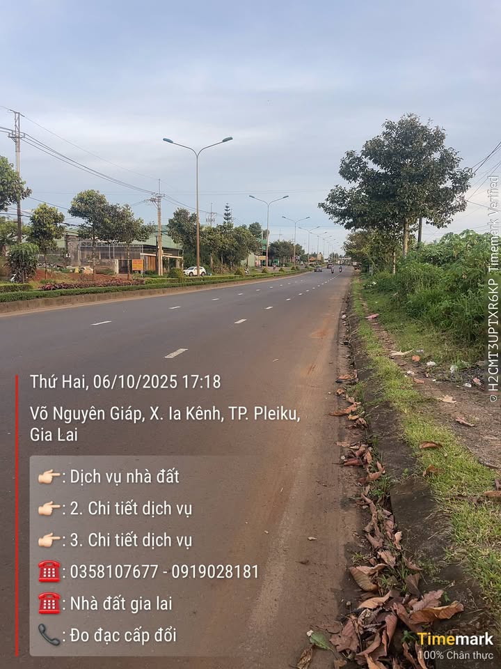 Đất mặt tiền kinh doanh Võ Nguyên Giáp, Pleiku 950m² giá 3.5 tỷ - Cơ hội đầu tư tuyệt vời!
