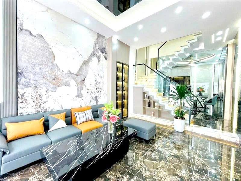 Nhà 4 tầng đường Phan Huy Ích, Gò Vấp 52m² giá nhỉnh 6 tỷ - Ô tô vào nhà