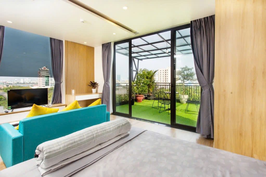 Căn hộ cho thuê tại Sơn Trà 10.5 triệu - Thiết kế hiện đại, ban công xanh mát!