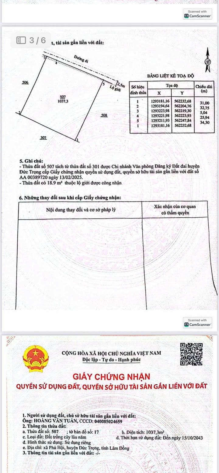 Bán đất xã Phú Hội, Đức Trọng, Lâm Đồng 3136m² giá 4.15 tỷ - Tiềm năng tăng giá cao!