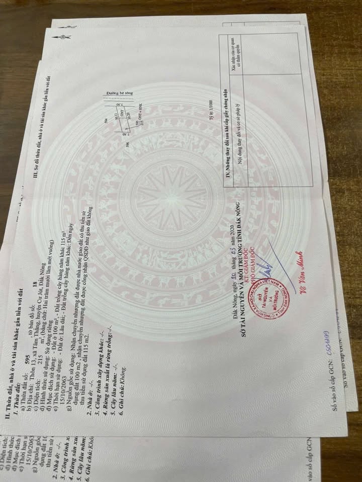 Đất nền thổ cư xã Tâm Thắng, huyện Cư Jút, 225m² giá 1.85 tỷ - Cơ hội đầu tư hấp dẫn!