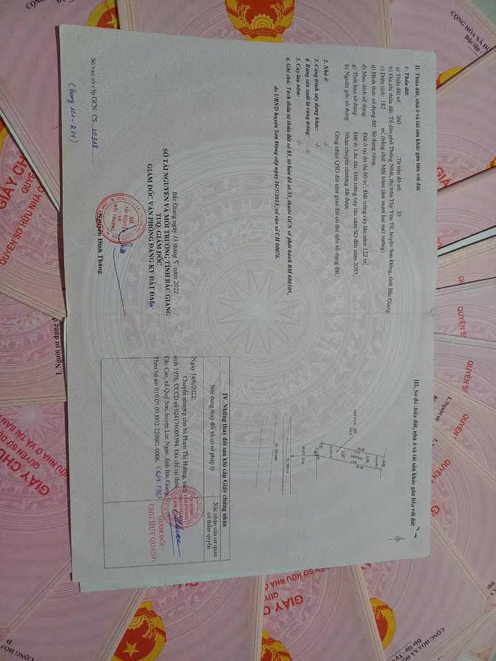 Đất nền chính chủ tại thị trấn Tây Yên Tử 150m² giá 1.3 tỷ - Cơ hội đầu tư hiếm có!