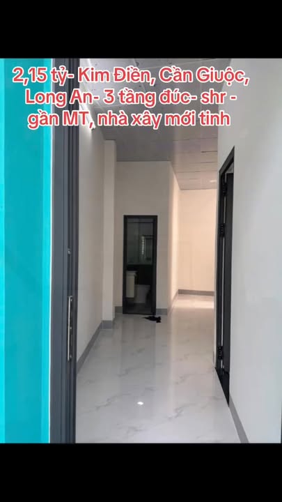 Nhà 3 tầng Cần Giuộc, Long An 55m² giá 2.15 tỷ - Sổ hồng công chứng liền!