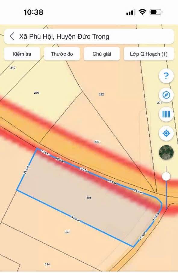 Bán đất xã Phú Hội, Đức Trọng, Lâm Đồng 3136m² giá 4.15 tỷ - Tiềm năng tăng giá cao!