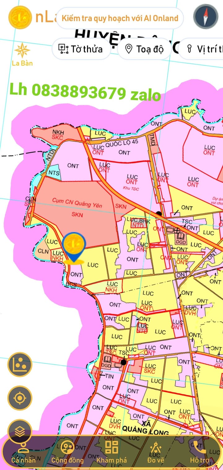 Đất nền Quảng Yên 125m² giá thỏa thuận - Vị trí đắc địa gần cụm công nghiệp