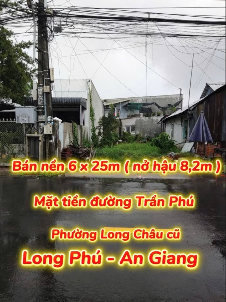 Đất nền mặt tiền Trần Phú, Long Phú 150m² giá 1 tỷ - Cơ hội đầu tư tuyệt vời!