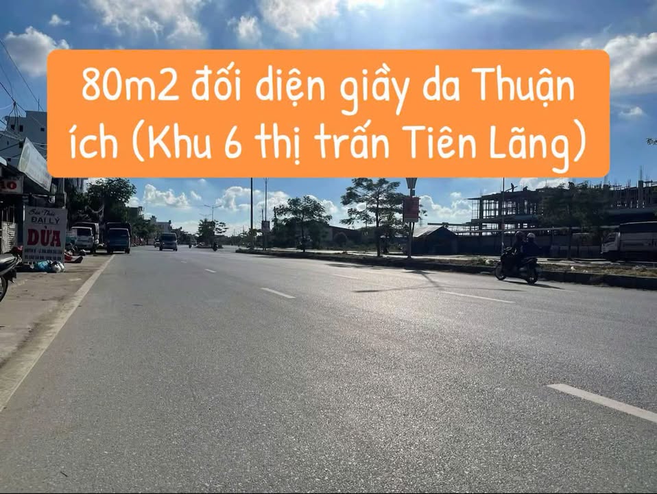Bán gấp mặt tiền đường 354, Thị Trấn Tiên Lãng, 80m² - Đầu tư sinh lời cao!