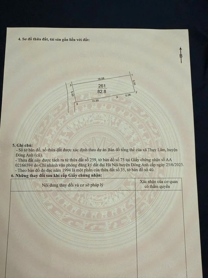 Đất nền Thụy Lâm Đông Anh 83m² giá 2.5 tỷ - Cơ hội đầu tư sinh lời!