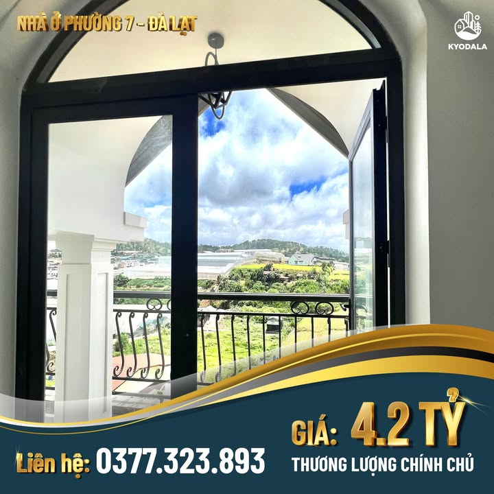 Nhà bán Phường 7 Đà Lạt 75m² giá 4.2 tỷ - View siêu đẹp, thoáng mát!