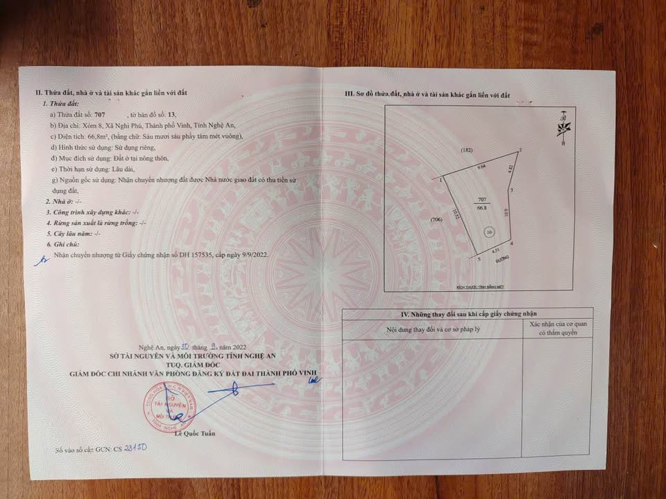 Đất nền Nghi Phú, TP Vinh 66.8m² giá chỉ 2 tỷ - Vị trí đắc địa, an ninh tốt!