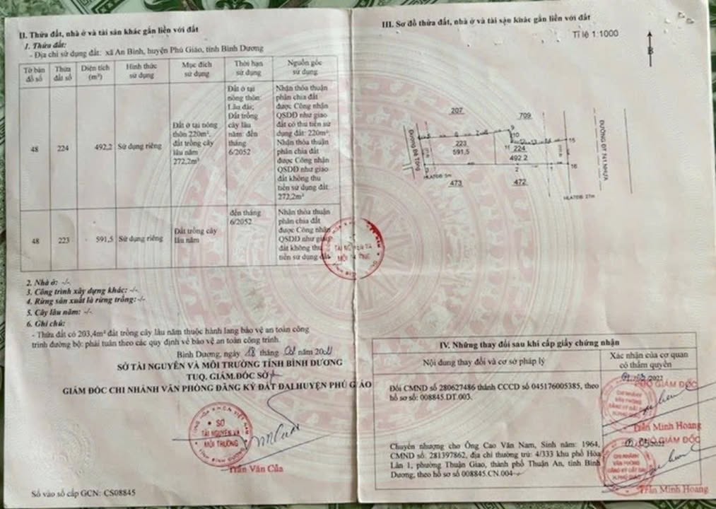 Lô đất mặt tiền An Bình, Phú Giáo 741m² - Tiềm năng kinh doanh vượt trội!