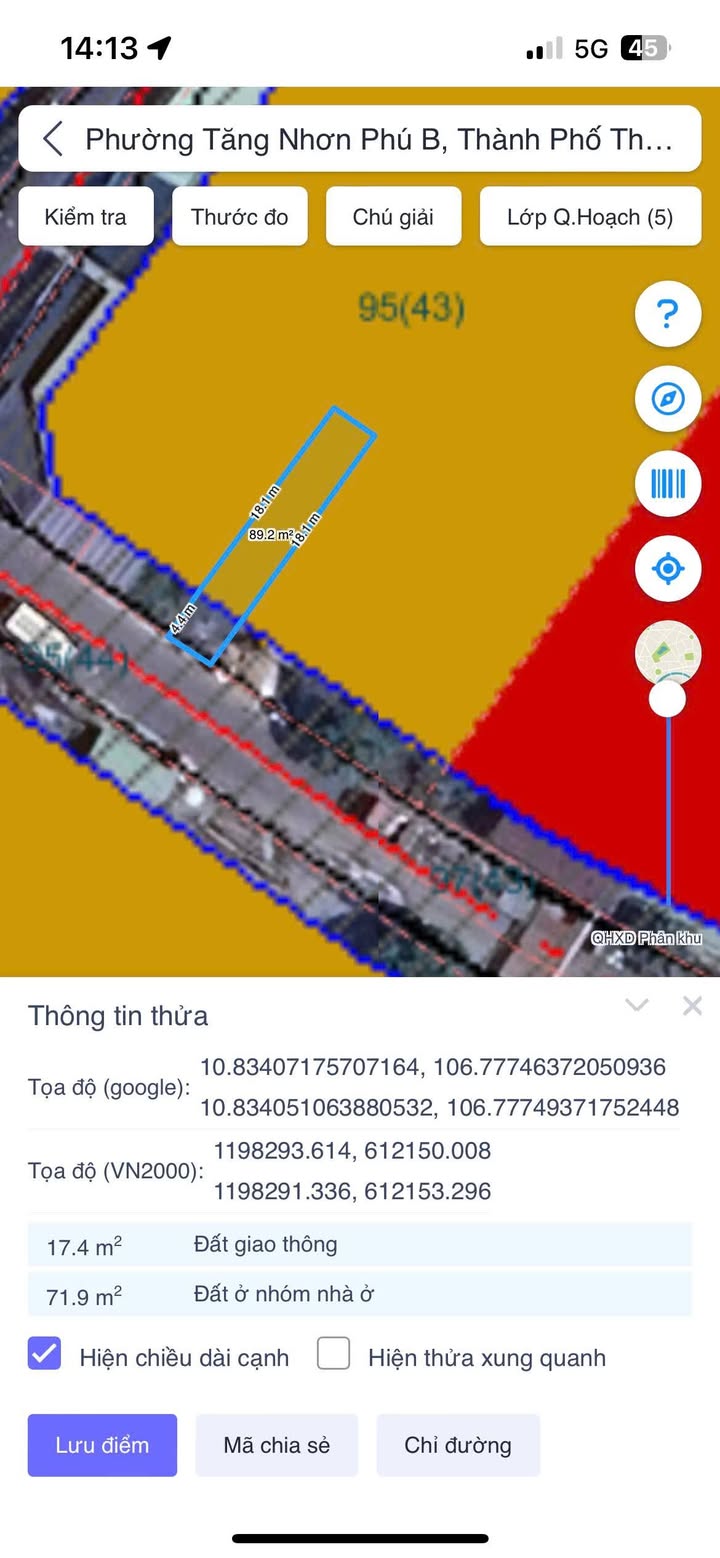 Đất nền liền kề đường Số 10, Quận 9, 89.5m² giá 7.8 tỷ - Gần khu dân cư sầm uất!
