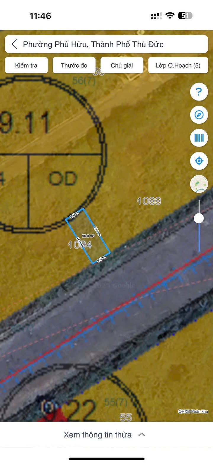 Đất nền mặt tiền Liên Phường, Phú Hữu, Q9, 90m² - Giá chỉ 11.7 tỷ, hỗ trợ vay ngân hàng!