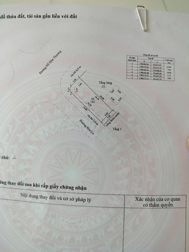 Đất nền 2 mặt tiền Hồ Hán Thương, Đà Nẵng 139m² giá 10 tỷ - Cơ hội đầu tư hấp dẫn!