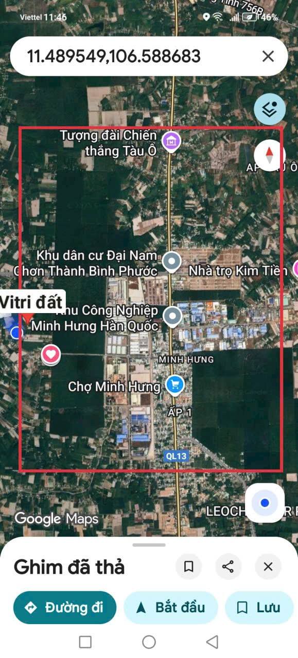 Đất nền Chơn Thành Bình Phước 120m² giá 300 triệu - Gần KCN đông đúc!