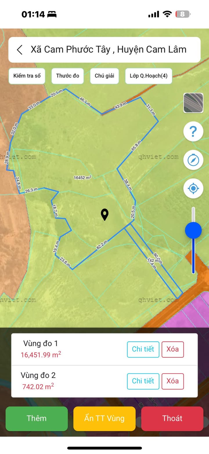 Đất nông nghiệp Cam Phước Tây 16.300m² giá 4.89 tỷ - Đầu tư sinh lời ngay!