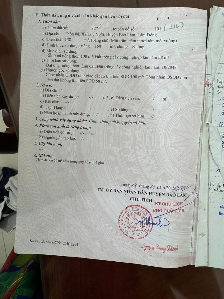 Bán gấp nhà mặt tiền TL 725, Bảo Lộc 155m² giá chỉ 2.2 tỷ - Tiềm năng kinh doanh lớn!