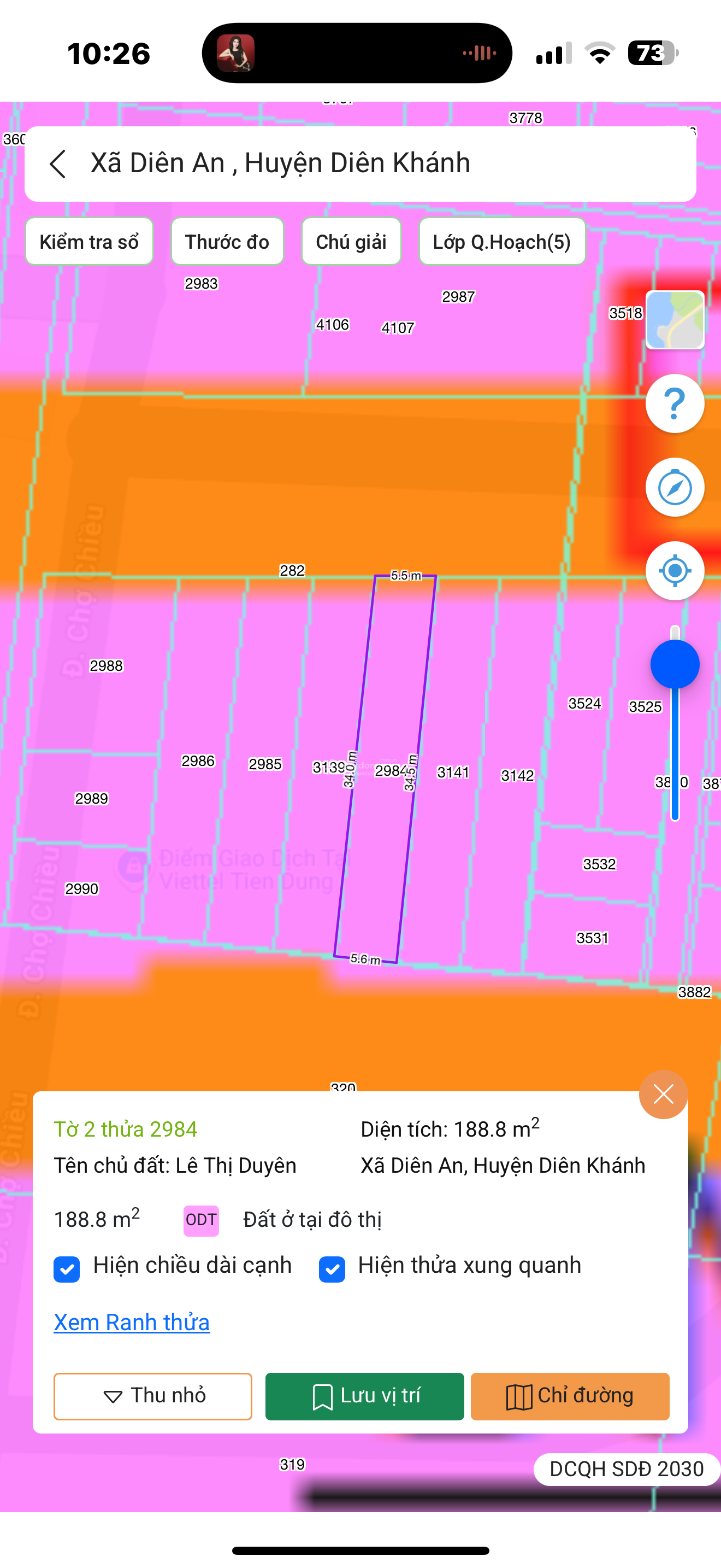 Bán đất KĐT Phú Ân Nam 2 Diên Khánh 188,8m² giá 3,68 tỷ - Đầu tư sinh lời hấp dẫn!