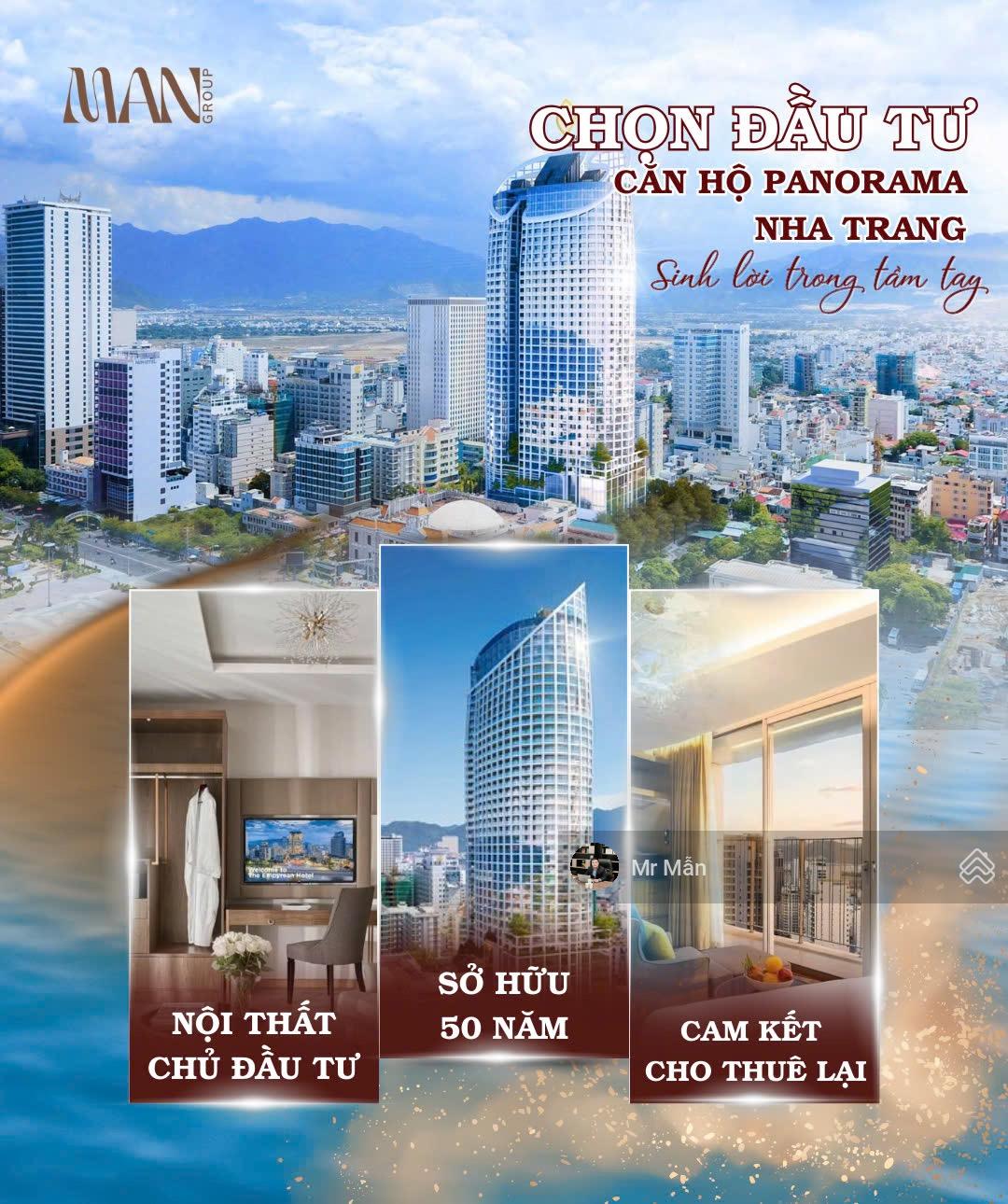 Căn hộ Panorama Nha Trang 32m² giá 1.7 tỷ - Tầng 36 view phố cực đẹp!