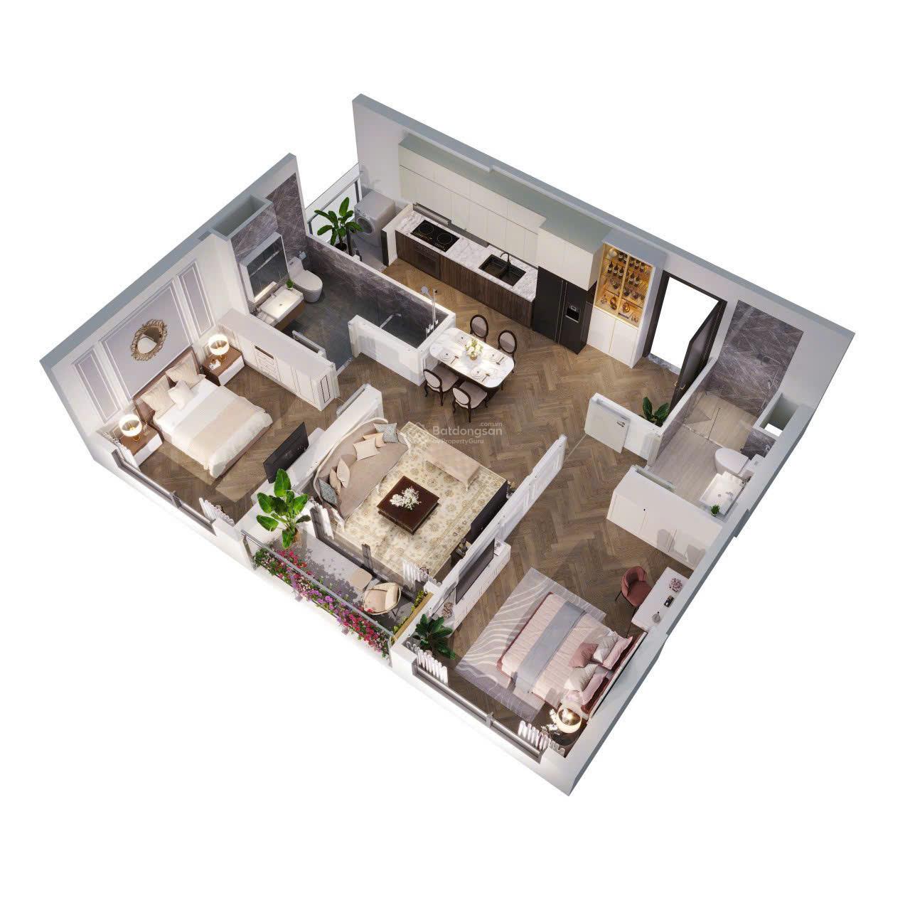 Căn hộ The Beverly Ocean Park 76.2m² giá 5.35 tỷ - Chính chủ cần bán gấp!