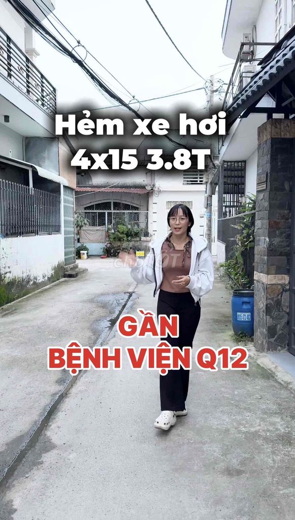 Nhà Hẻm Xe Tải Huỳnh Thị Hai, Q12 60m² giá 3.8 tỷ - Tiện nghi đầy đủ, sẵn sàng ở ngay!