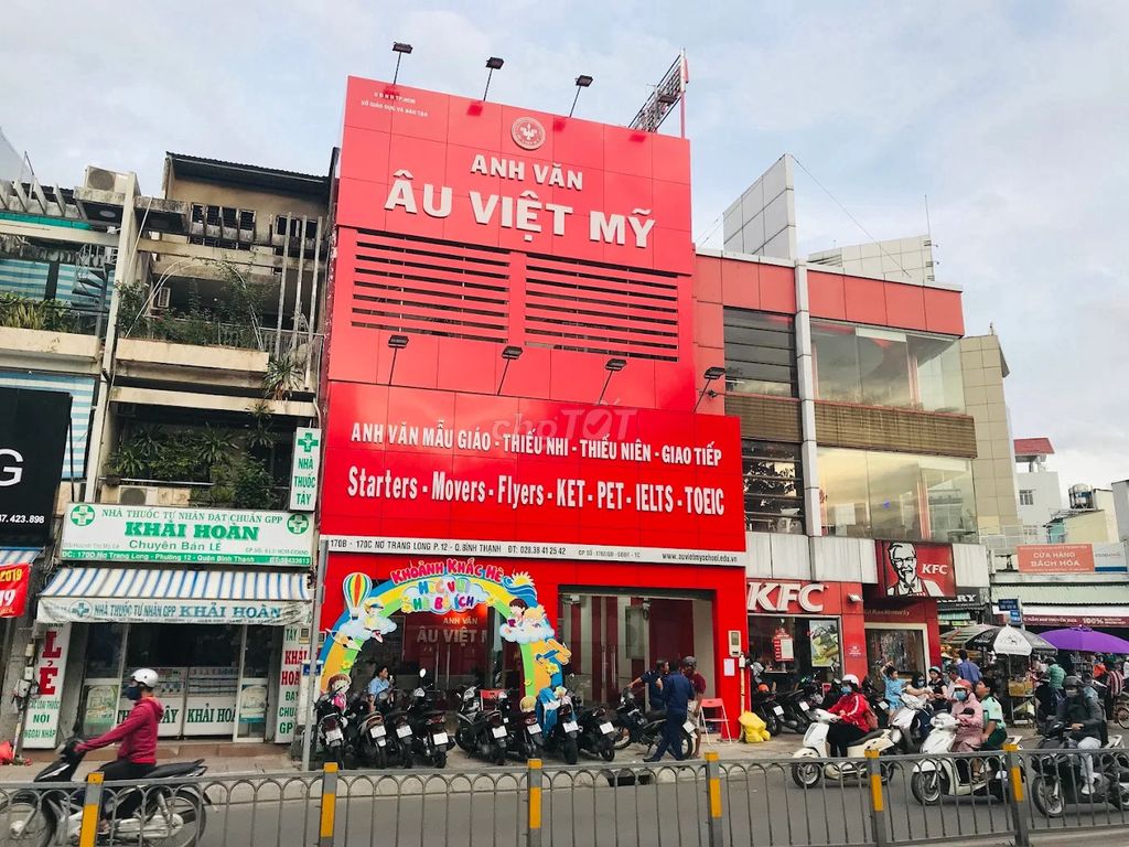 Cho thuê tòa nhà 170B-C Nơ Trang Long, Bình Thạnh 150m² giá 70 triệu - Không trung gian!
