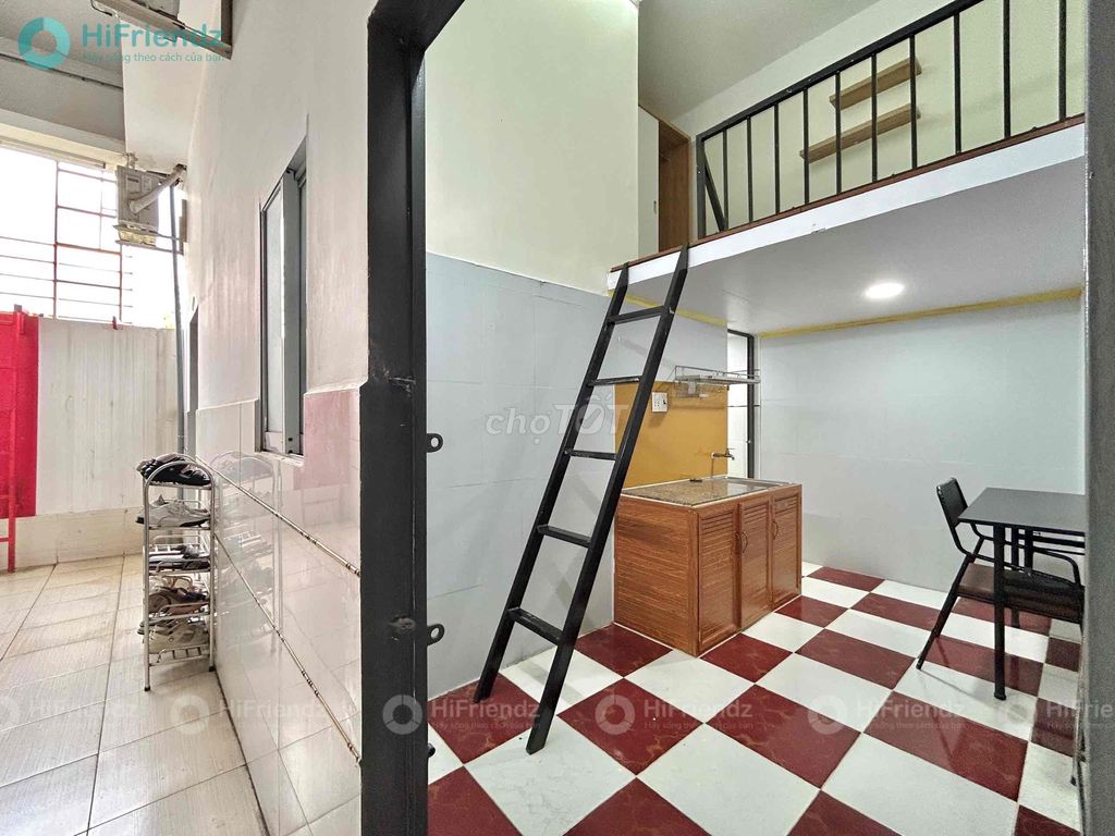 Phòng trọ gác cao đường Bạch Đằng, quận Tân Bình 24m² giá 3.4 triệu - Tiện nghi đầy đủ, gần sân bay!