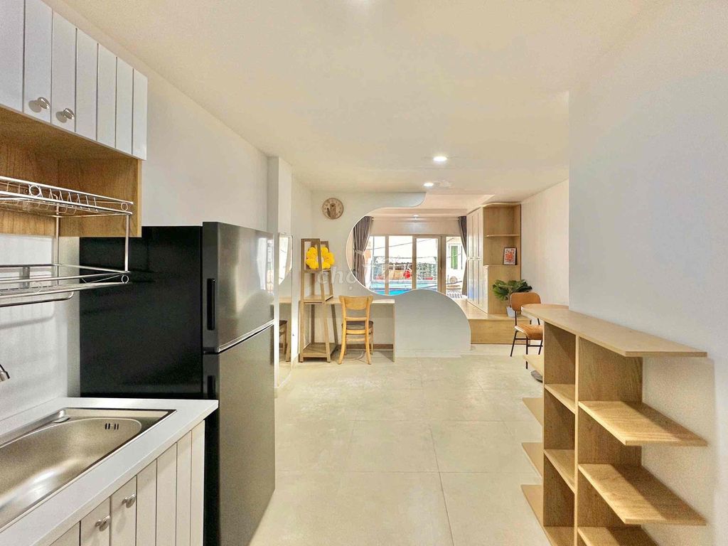 Căn hộ 1PN Đào Duy Từ Phú Nhuận 50m² giá 8.5 triệu - An ninh 24/7, nội thất mới!