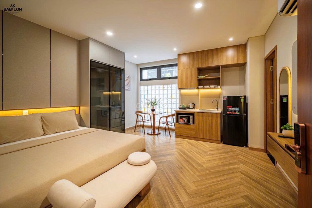 Căn hộ Q3 35m² giá 6.5 triệu - Full nội thất, cửa sổ lớn, gần Hồ Con Rùa!