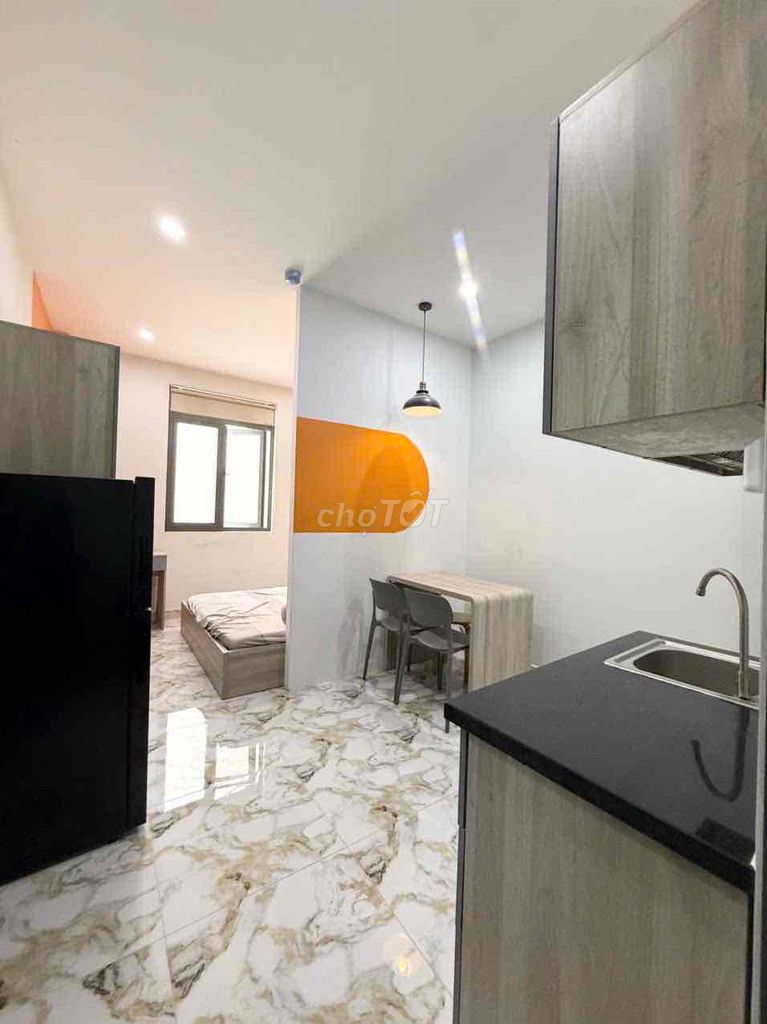 Căn hộ 1PN riêng tư tại Điện Biên Phủ, Bình Thạnh - Full nội thất mới 100% chỉ 7.5 triệu!