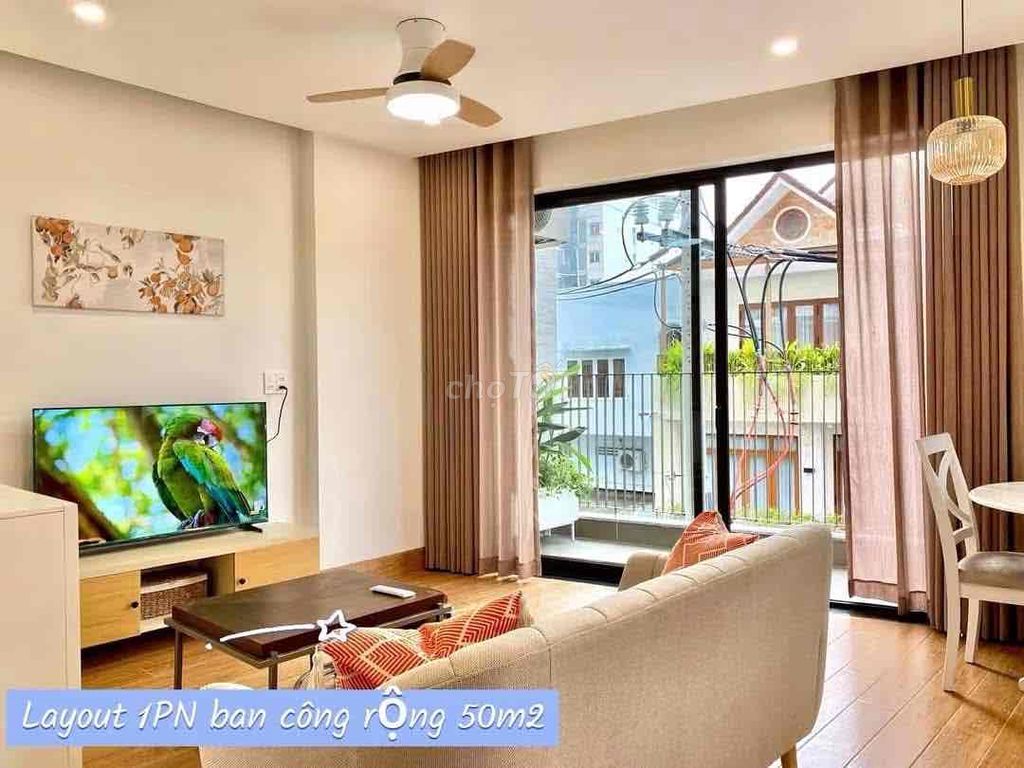 Căn hộ cho thuê 1PN 55m² đường Bùi Đình Tuý - Nội thất cao cấp chỉ 10 triệu!