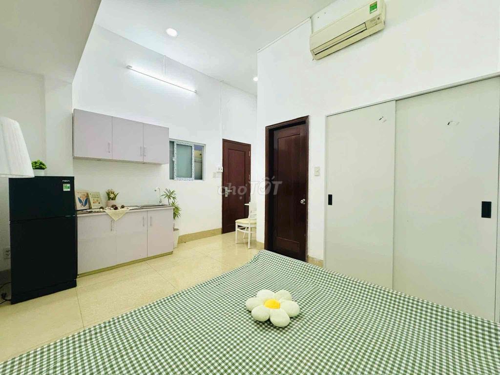 Studio Full Nội Thất Đường 3 Tháng 2 25m² giá 5.3 triệu - Tiện nghi đầy đủ