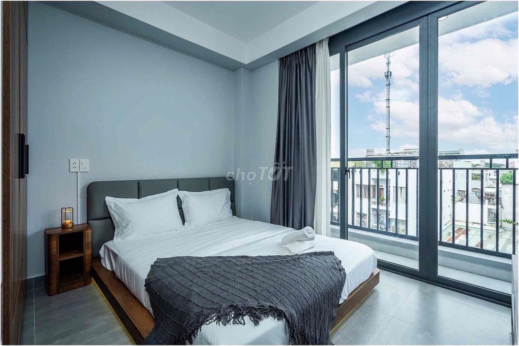 Căn hộ studio ban công 35m² đường Dương Bá Trạc giá 6.3 triệu - Thiết kế đẹp, an ninh 24/7!