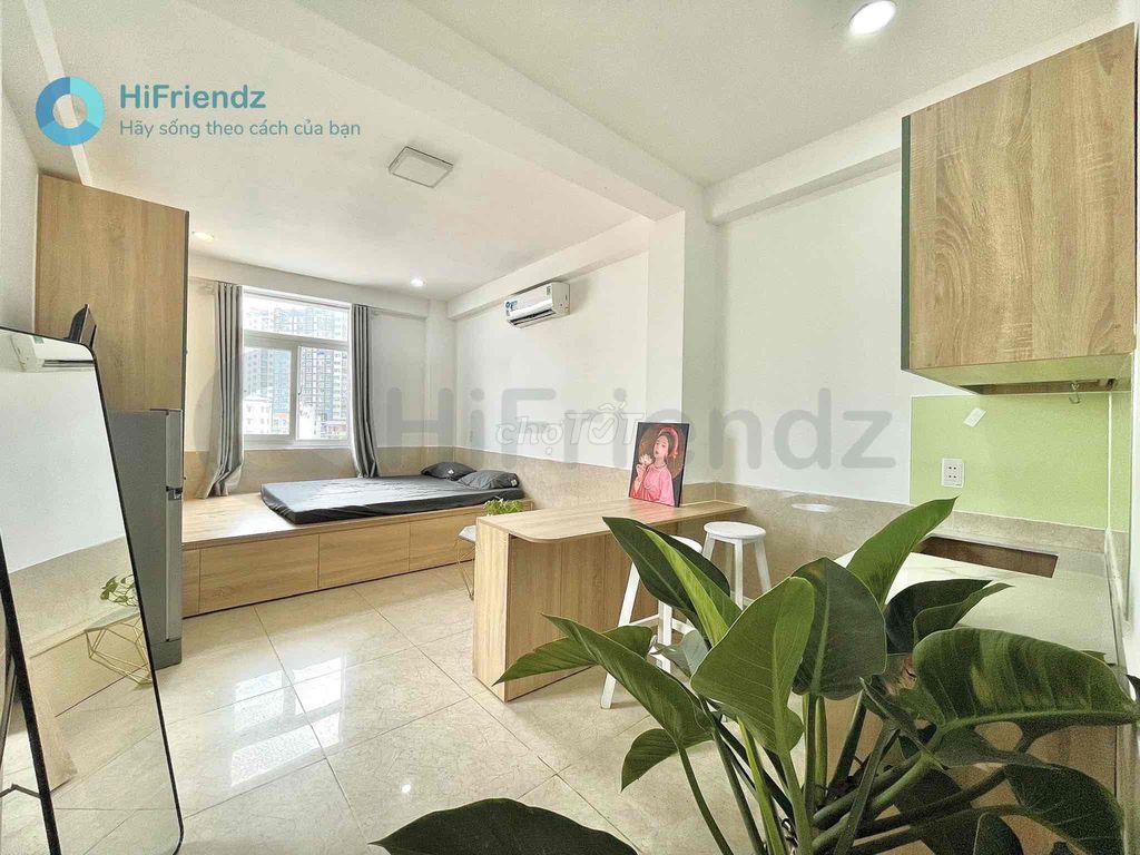 Căn hộ cho thuê tại Bình Thạnh 30m² giá 5.5 triệu - Full nội thất siêu thoáng