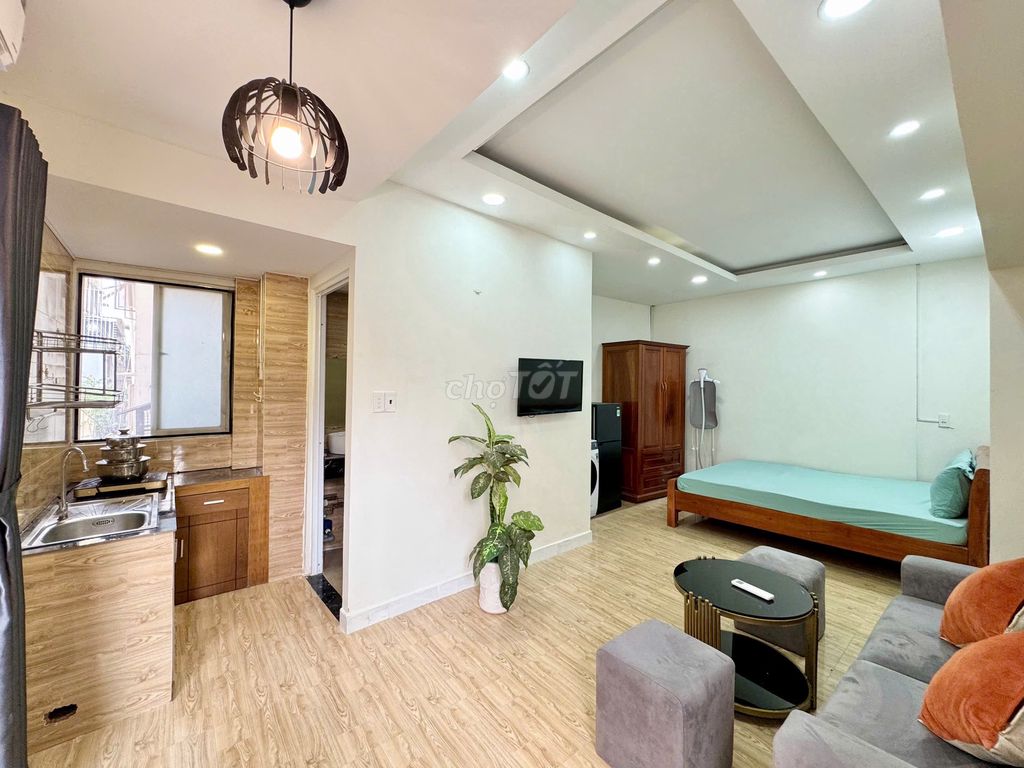 Căn hộ 1 PN tách bếp 35m² Nguyễn Thiện Thuật - Gần chợ Bàn Cờ chỉ 7 triệu!