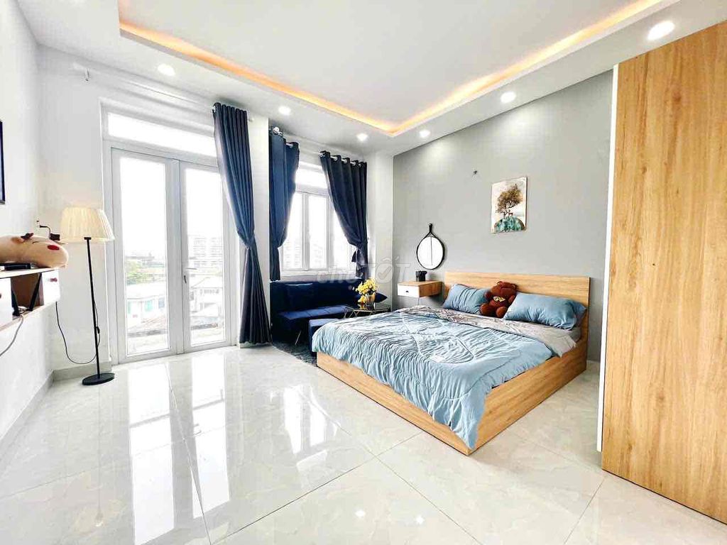 Căn hộ 1 phòng ngủ Lý Thường Kiệt 55m² giá 8.3 triệu - Full nội thất cao cấp