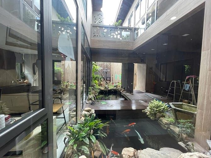 Biệt Thự Vip Tên Lửa 10x20m giá 23 tỷ - HỒ CÁ KOI sang trọng, sát nhà thờ Phao Lô!