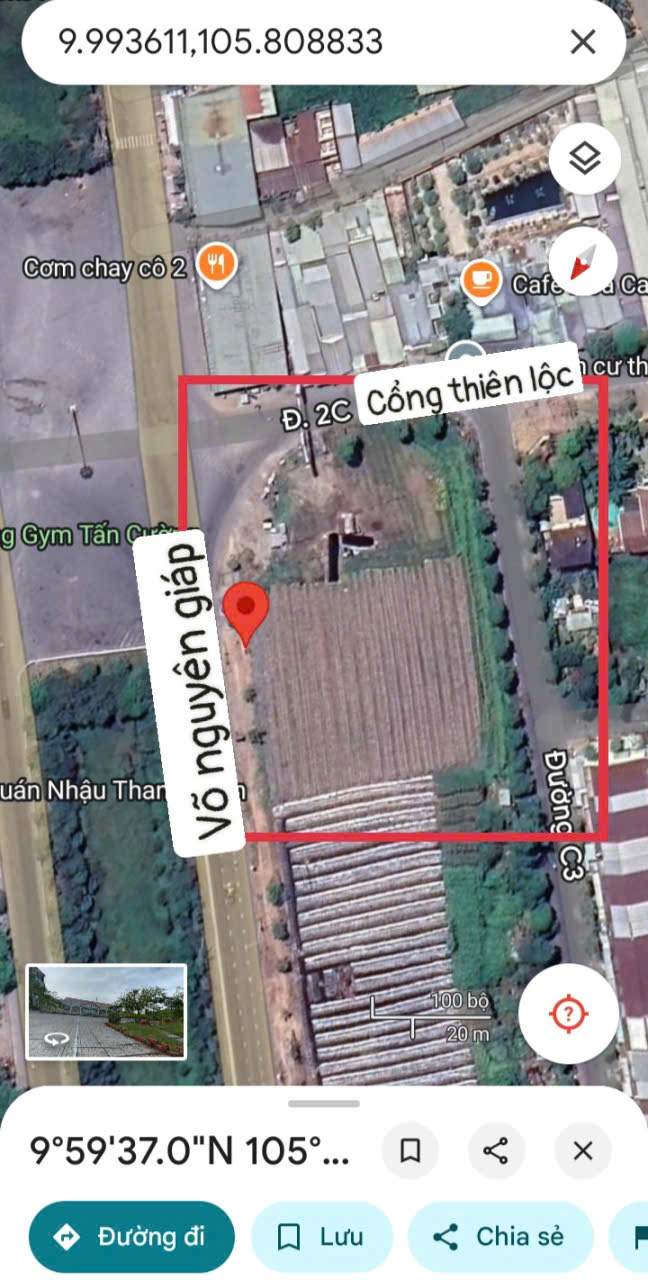 Cho thuê đất 3 mặt tiền Võ Nguyên Giáp, gần 9000m² - Tiềm năng kinh tế cao!