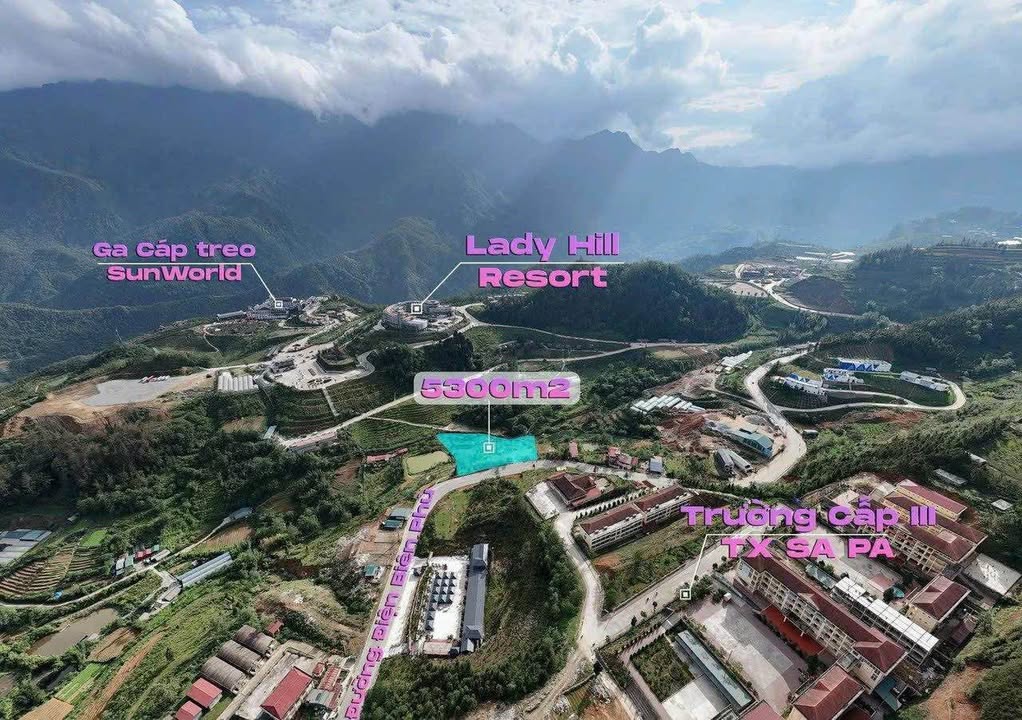 Đất nền mặt tiền Điện Biên Phủ, Sa Pa 5667m² - Pháp lý rõ ràng, sẵn sàng xây dựng!