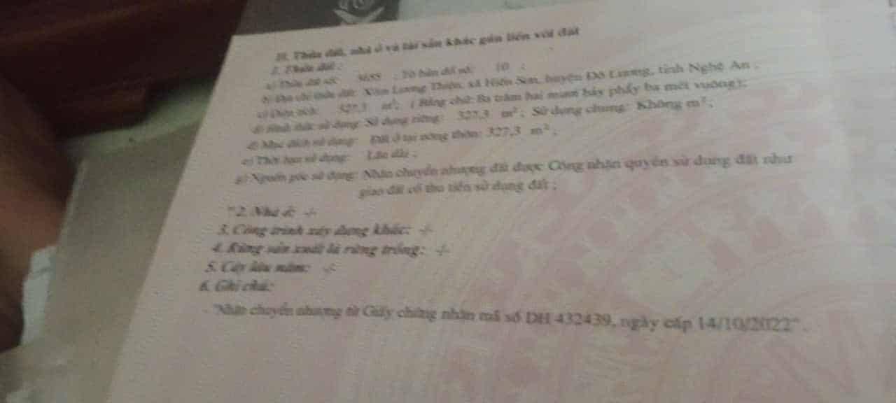 Đất nền Hiến Sơn Đô Lương 300m² giá 700 triệu - Mặt tiền nở hậu, đầu tư tiềm năng!