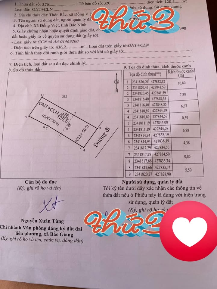 Đất thổ cư Bắc Đồng Việt 120m² giá 700 triệu - Sổ đỏ chính chủ, đầu tư sinh lời!