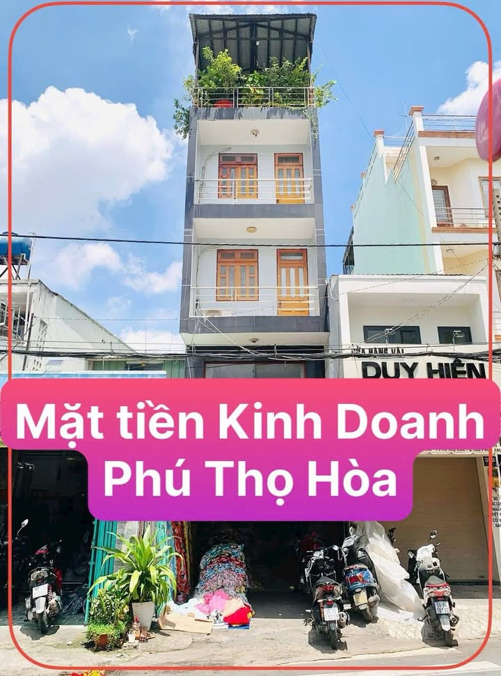 Nhà Mặt Tiền Kinh Doanh Phú Thọ Hòa, Quận Tân Phú 76m² giá 14 tỷ - Sát chợ và trường học!
