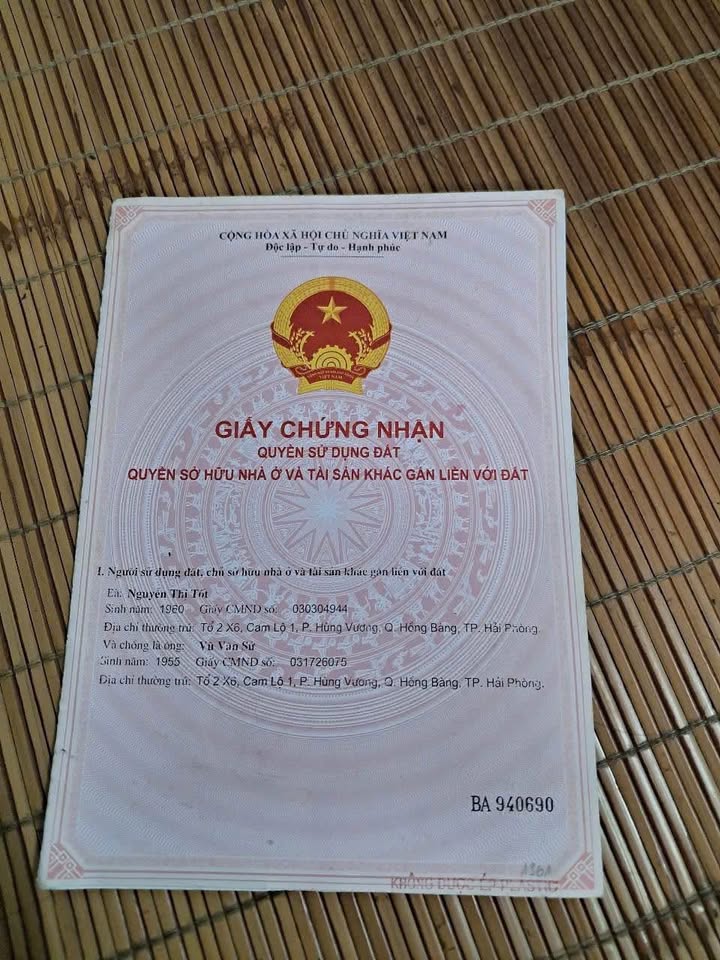 Nhà mặt ngõ thông ô tô, Hùng Vương, Hải Phòng 112,5m² - Giá 3.15 tỷ - Đầu tư sinh lời!
