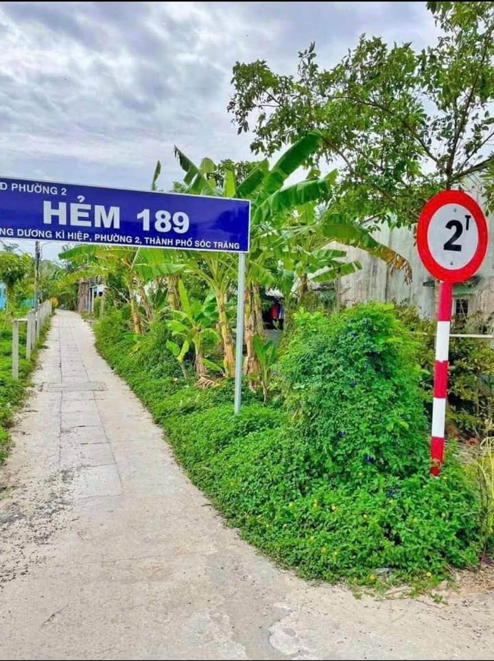 Đất nền Hẻm 189 Dương Kỳ Hiệp, TP Sóc Trăng 103m² - Giá tốt, thương lượng!