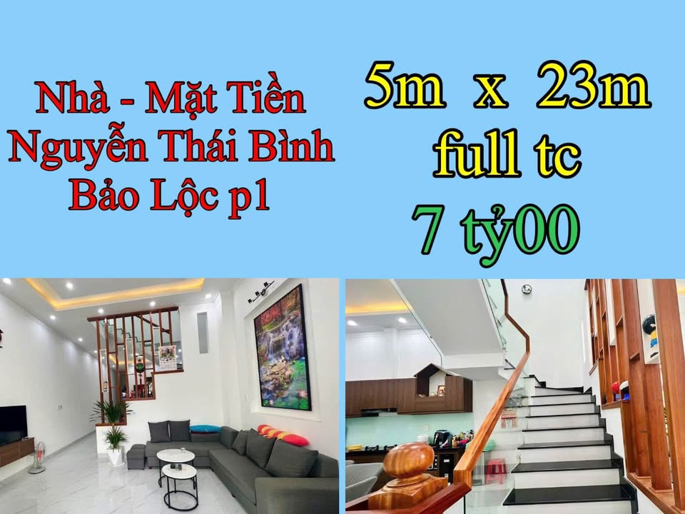 Nhà phố Bảo Lộc 115m² giá 7 tỷ - Thiết kế hiện đại, tiện nghi tối ưu!