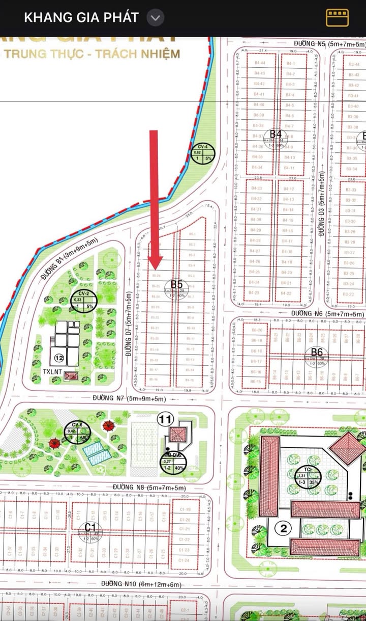 Đất nền D2D Lộc An 184m² giá 3.6 tỷ - Vị trí đắc địa gần công viên!