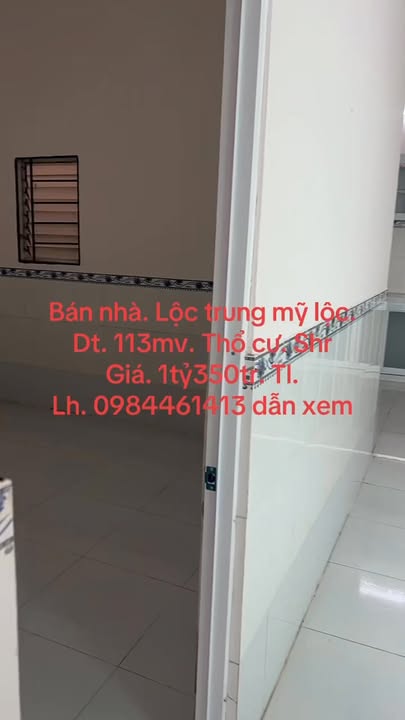 Nhà cấp 4 ấp Lộc Trung 112m² giá 1.35 tỷ - Chính chủ bán gấp!
