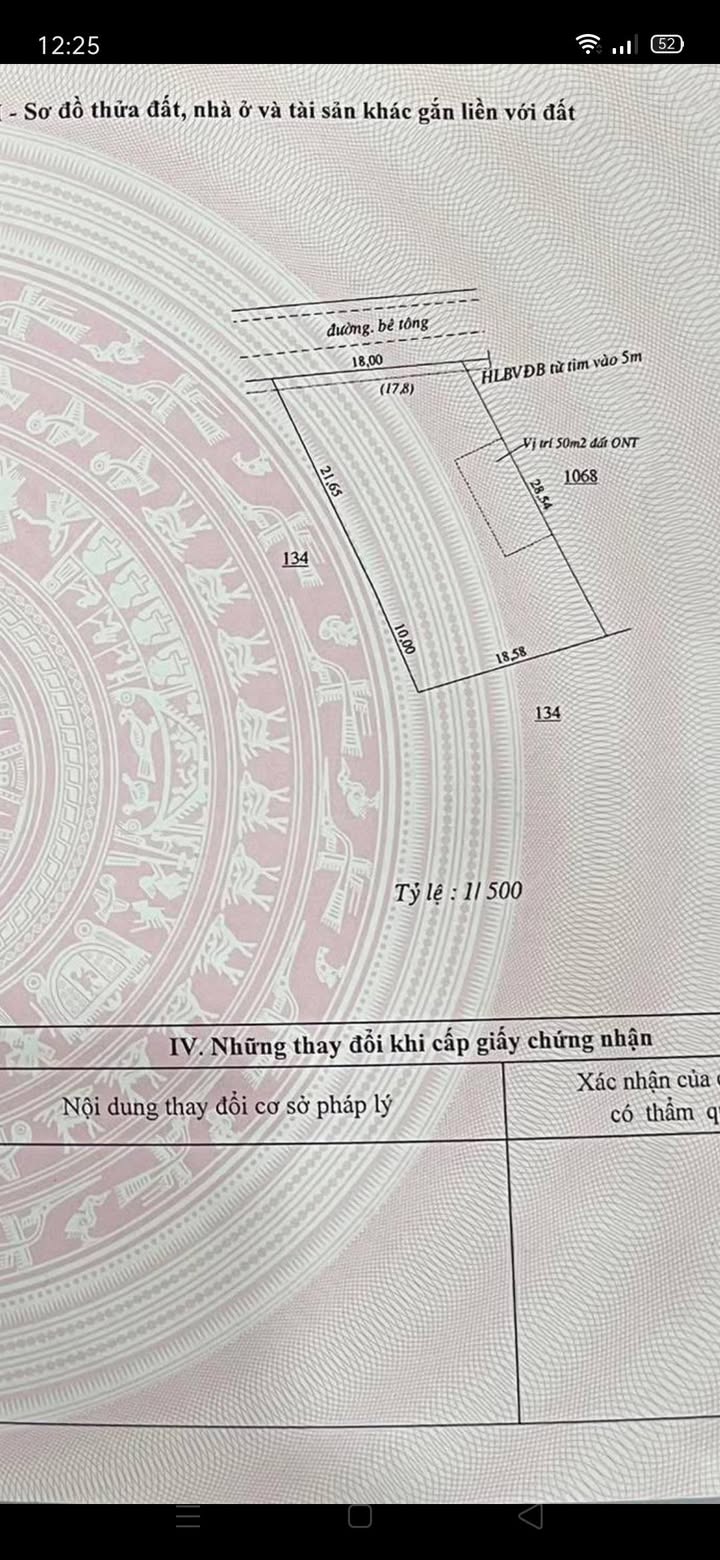 Đất nền 540m² Tân Thành, Đồng Xoài - Giá 1.8 tỷ, hướng Tây Bắc, sổ đỏ chính chủ!