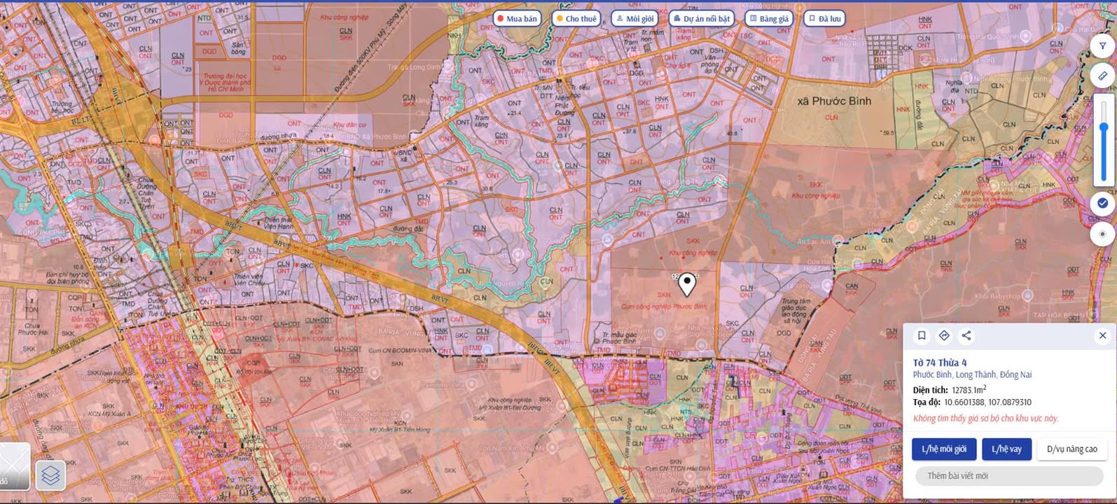 Đất công nghiệp 70ha tại Cụm Công Nghiệp Phước Bình, Long Thành - Cơ hội đầu tư vàng!