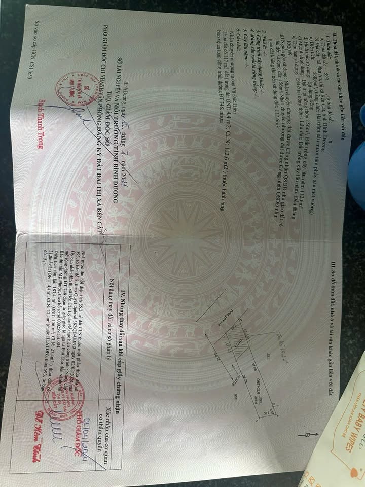 Đất nền mặt tiền ĐT748, Bến Cát 245m² giá 3.2 tỷ - Kinh doanh sầm uất!